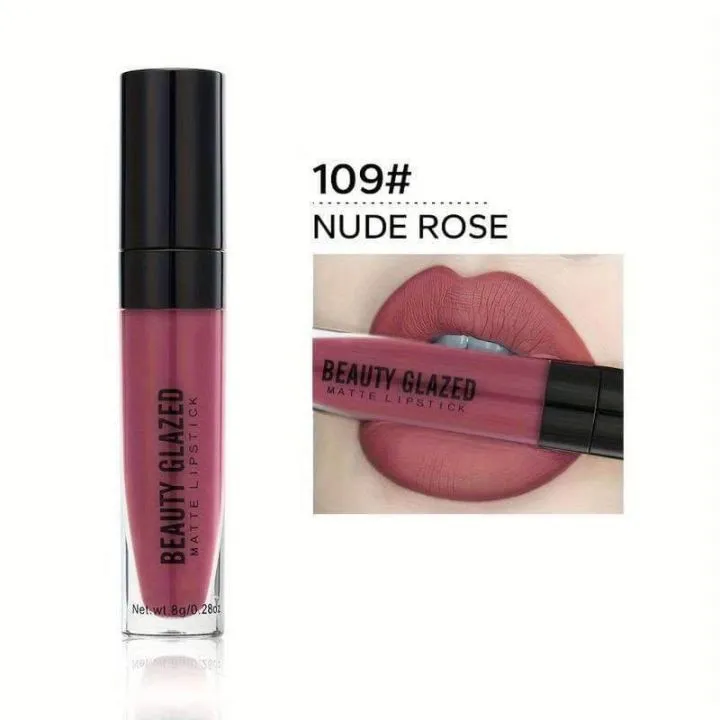 Beauty Glazed Matte Lipstick Nude Rose 109