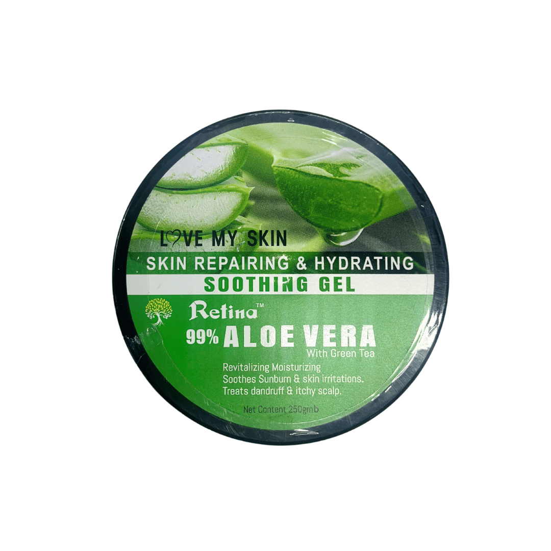 Retina Skin Repairing & Hydrating Soothing 99% Aloe Vera Gel 250gm