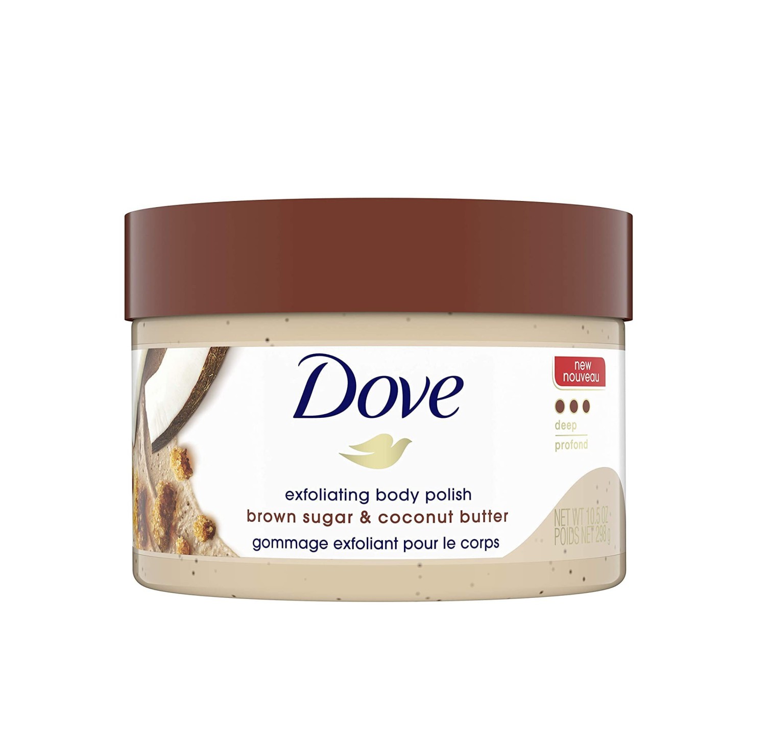 Dove Exfoliating Body Polish Brown Sugar & Coconut Butter 298g