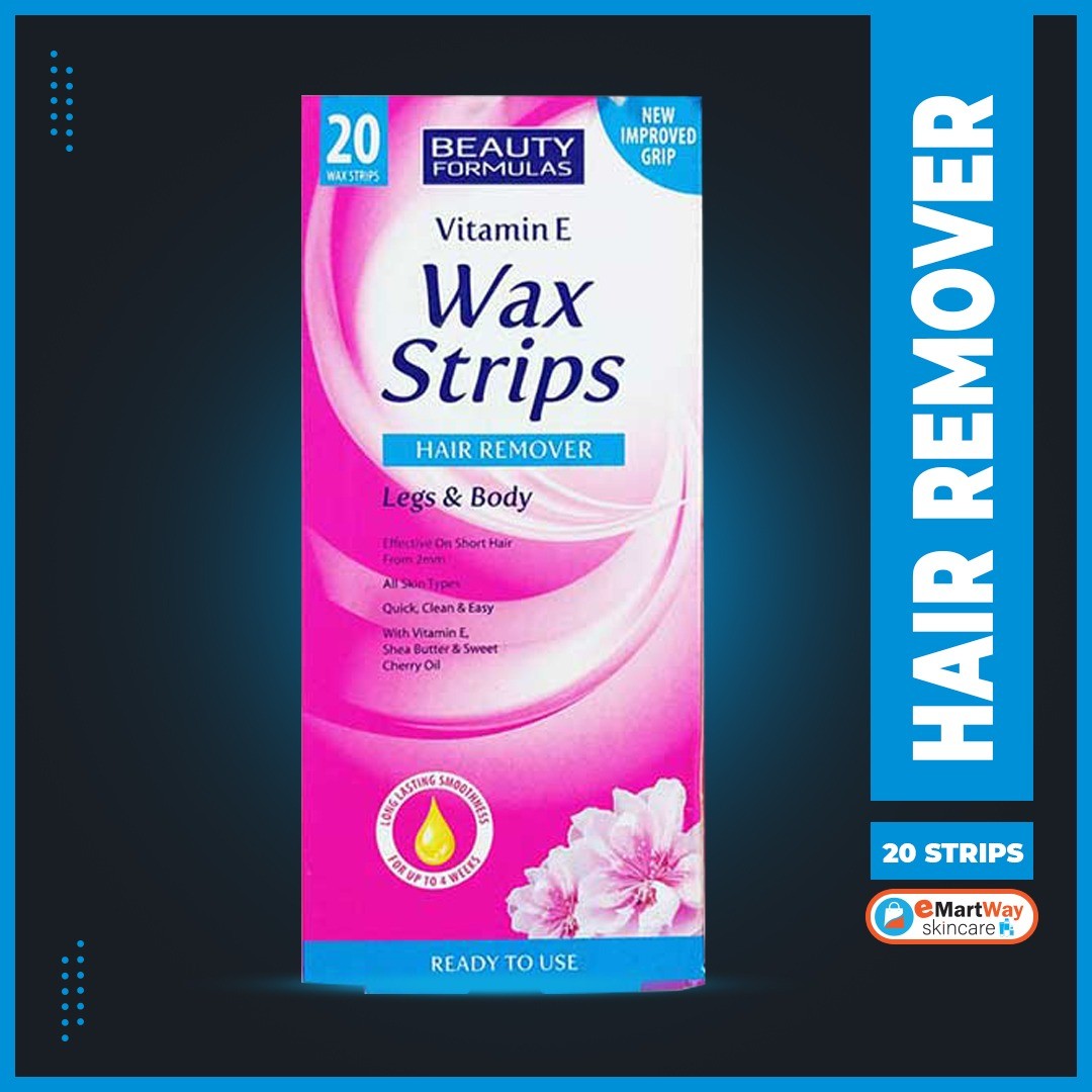 Beauty Formulas Vitamin E Wax Strips (20 pcs)