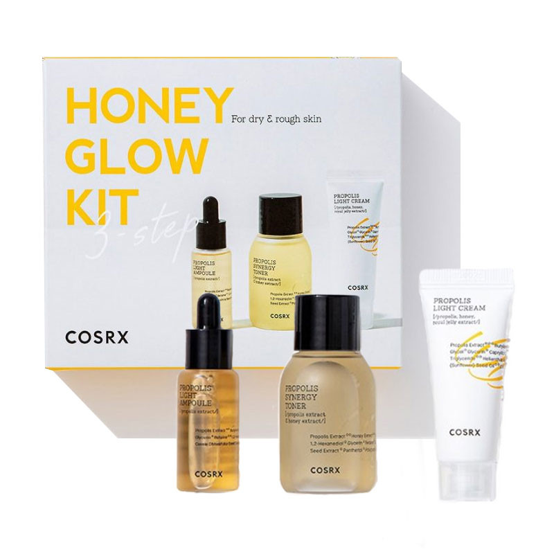 Cosrx Honey Glow 3 Step Kit for Dry & Rough Skin