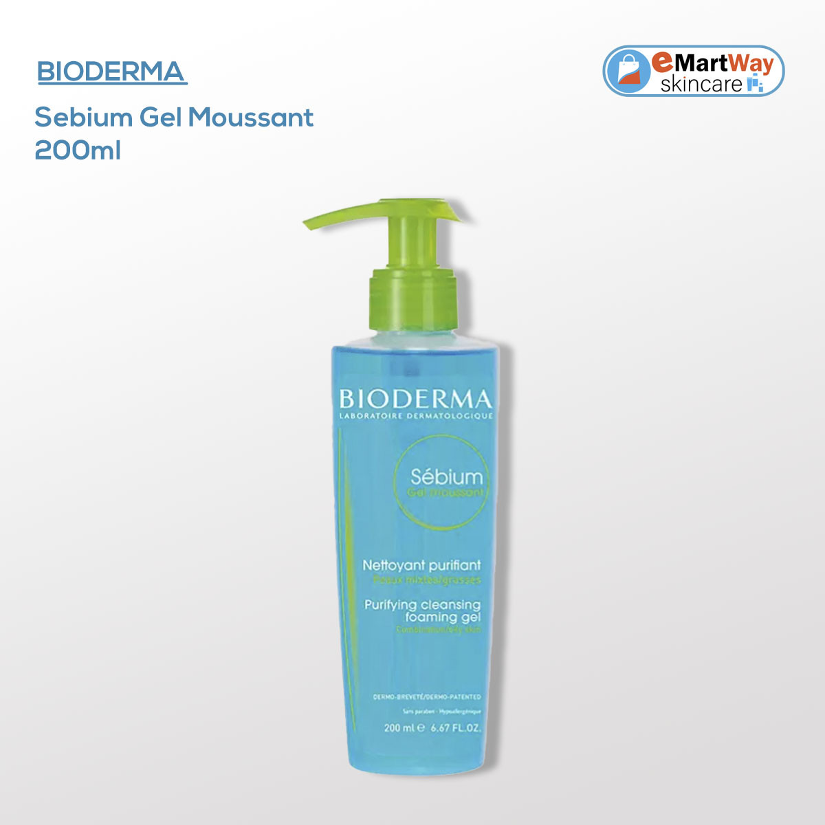 Bioderma Sebium Gel Moussant 200ml