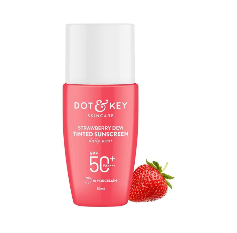Dot and Key Strawberry Dew Tinted Sunscreen SPF 50+ PA++++ 50ml