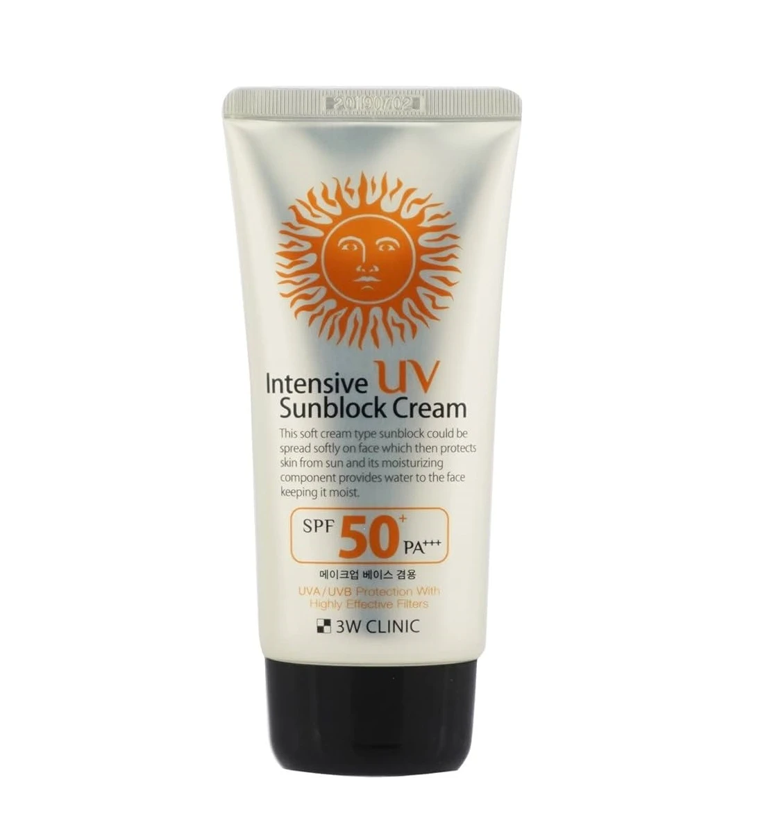 3W Clinic Intensive UV Sunblock Cream SPF50+/PA+++ 70ml