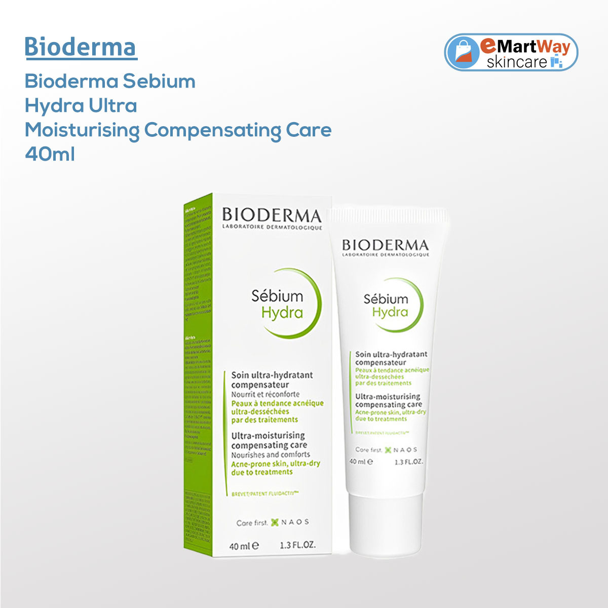 Bioderma Sebium Hydra Ultra Moisturising Compensating Care 40ml