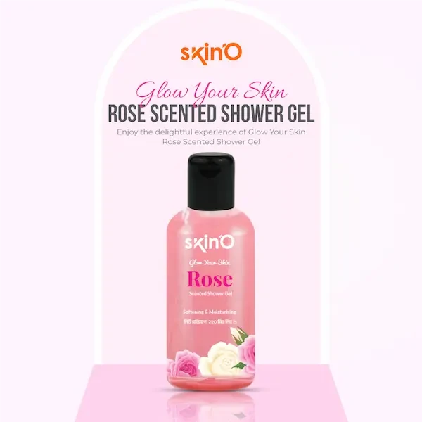 Skino Rose Scented Shower Gel 220ml