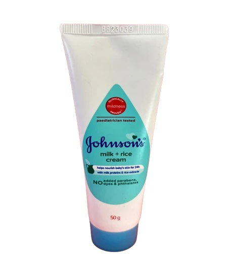 Johnson's Baby Milk and Rice Cream (50gm)