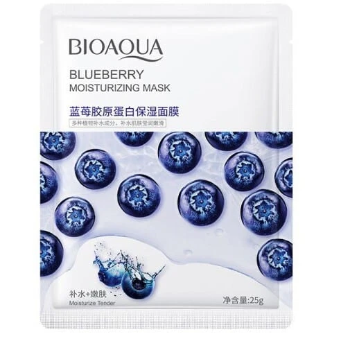 Bioaqua Blueberry Moisturizing Sheet Mask 25g