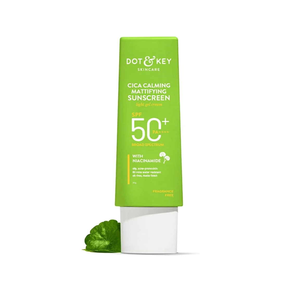 Dot and Key Cica Calming Mattifying Sunscreen SPF 50+ PA++++ with Niacinamide 80g