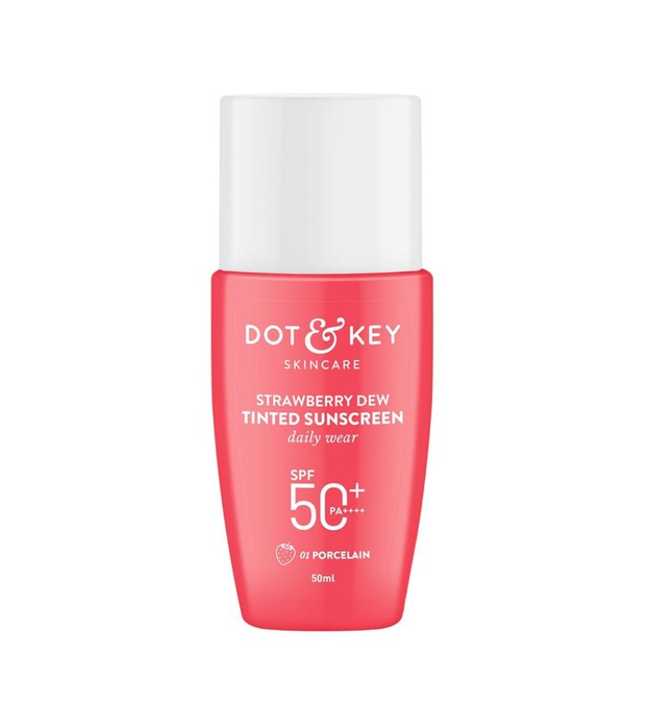 Dot and Key Strawberry Dew Tinted Sunscreen SPF 50+ PA++++ (Porcelain)