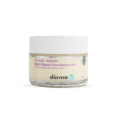 The Derma Co 1% Kojic + Arbutin Night Repair Face Serum Gel 50g