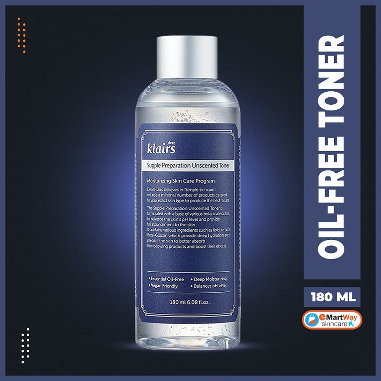 Klairs Supple Preparation Unscented Toner 180ml