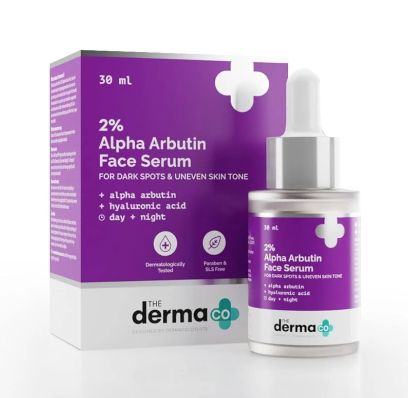 The Derma Co 2% Alpha Arbutin Face Serum 30ml