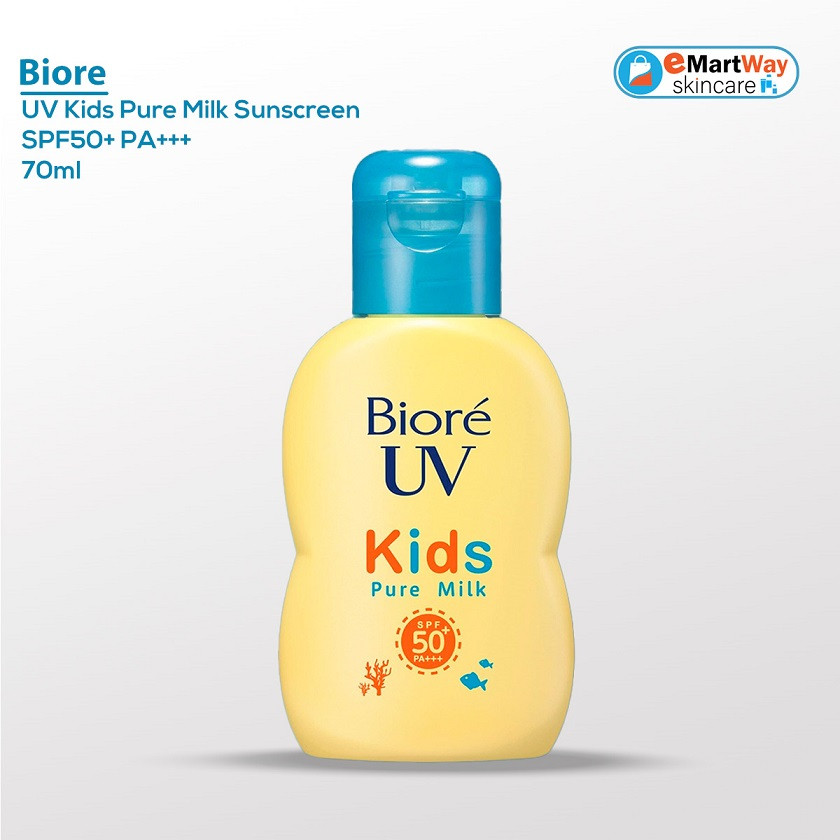 Biore UV Kids Pure Milk Sunscreen SPF50+ PA+++ 70ml