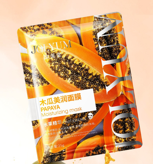 JOLYUM Papaya Moisturizing Sheet Mask 25g