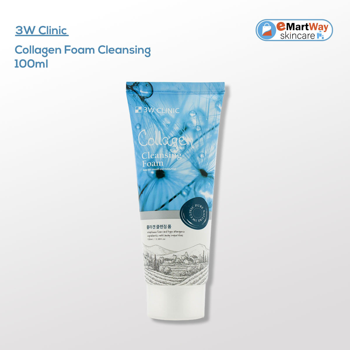 3W Clinic Collagen Foam Cleansing 100ml