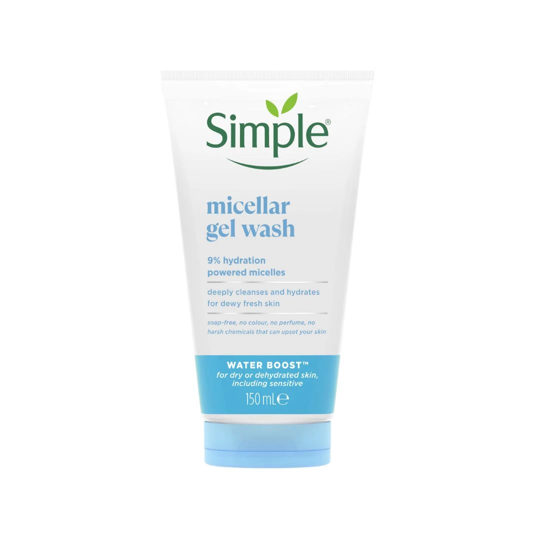 Simple Water Boost Micellar Facial Gel Wash 150ml