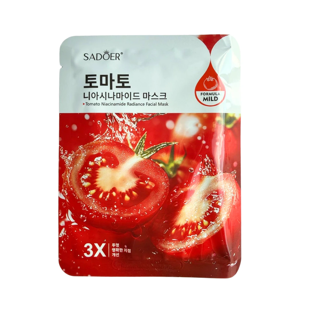 SADOER Tomato Niacinamide Radiance Facial Mask