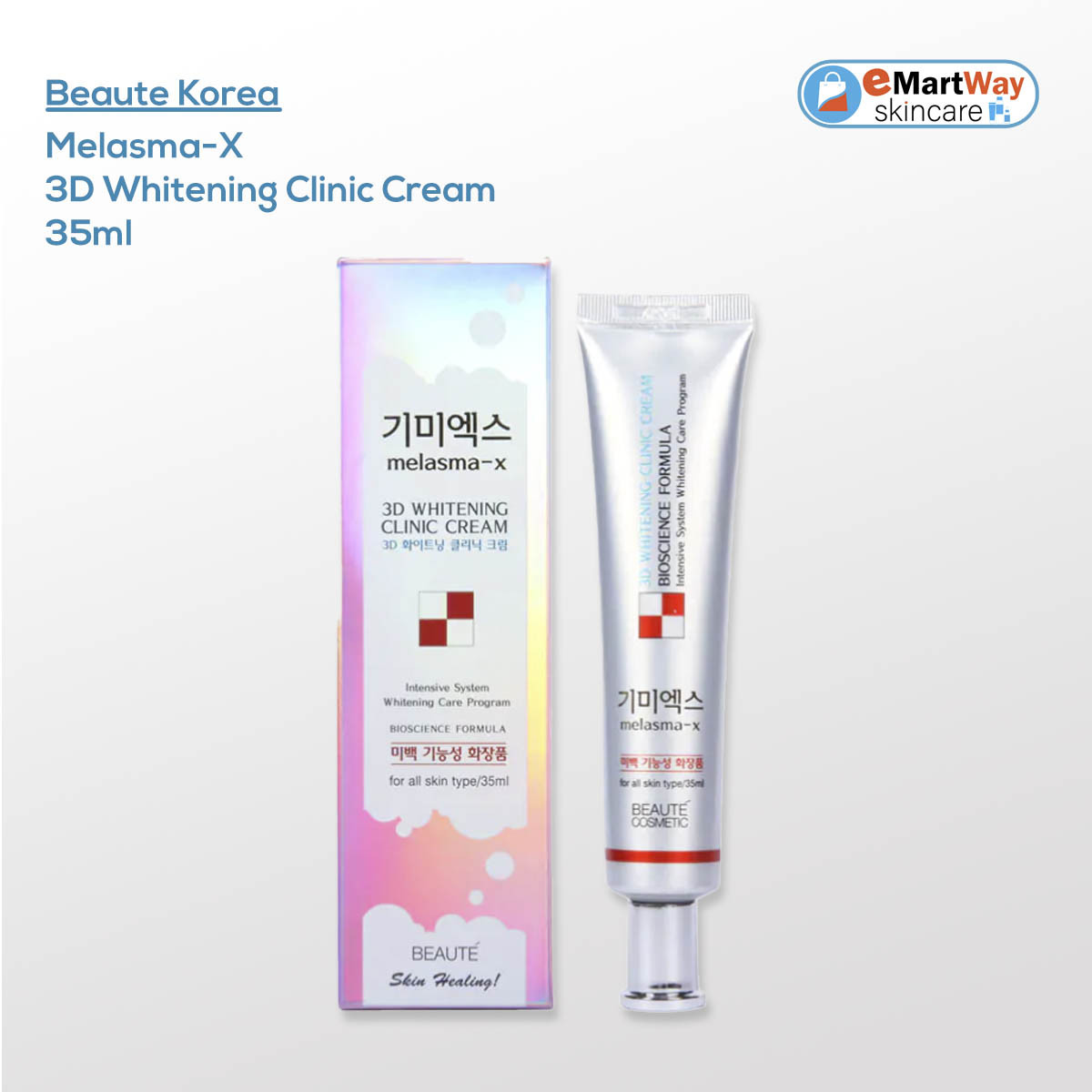 Beaute Korea Melasma-X 3D Whitening Clinic Renewal Cream 35ml