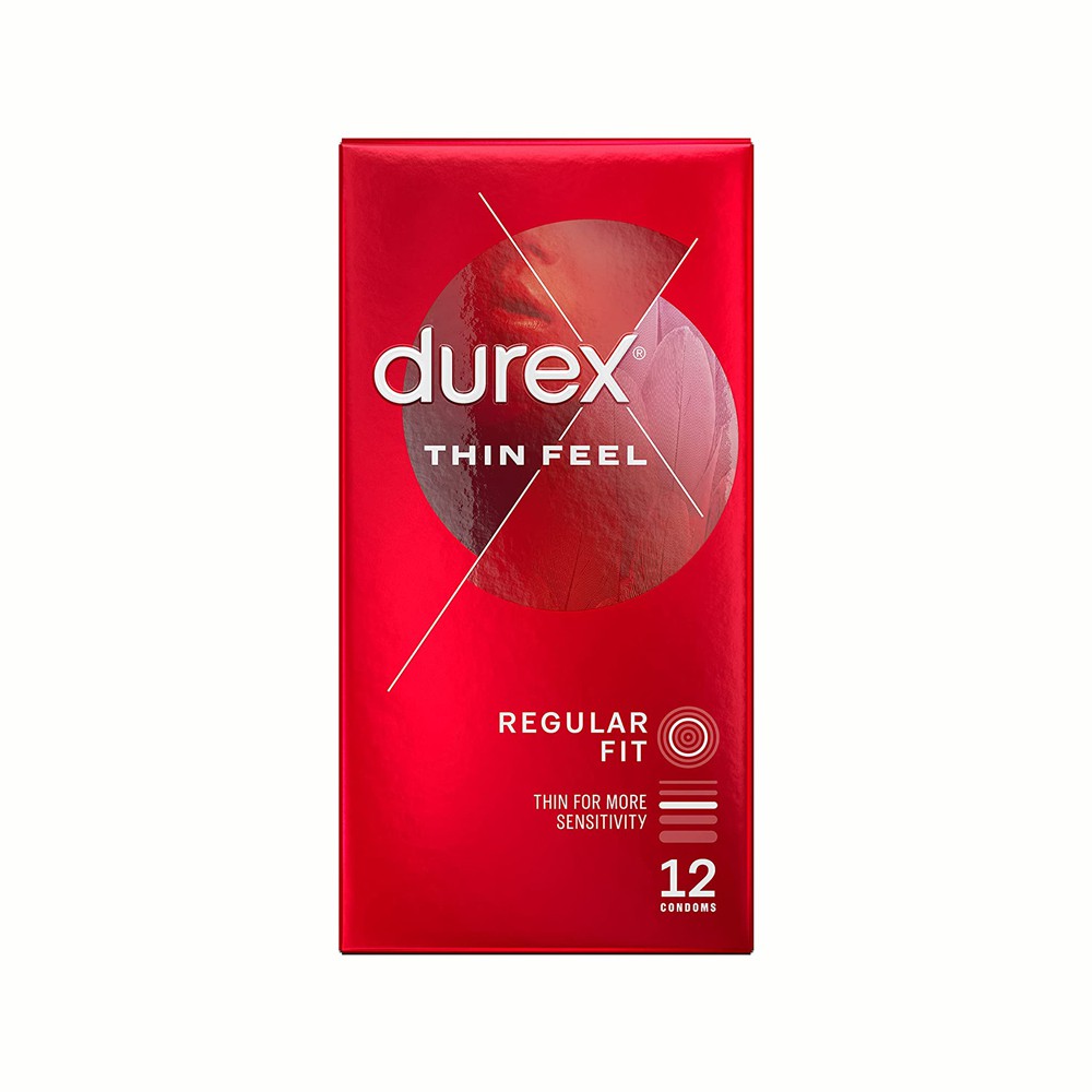 Durex Thin Feel Condoms Regular Fit 12Pcs