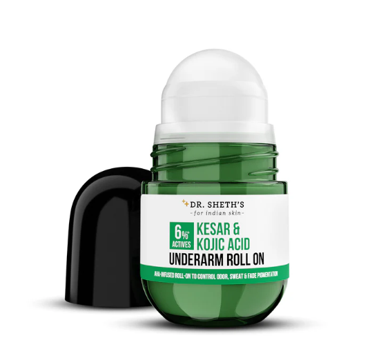 Dr. Sheth’s Kesar & Kojic Acid Underarm Roll On 50ml