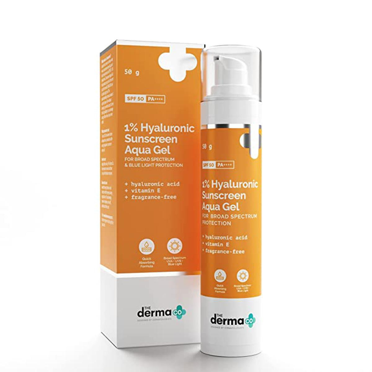 The Derma CO 1% Hyaluronic Sunscreen SPF50 PA++++ 50g