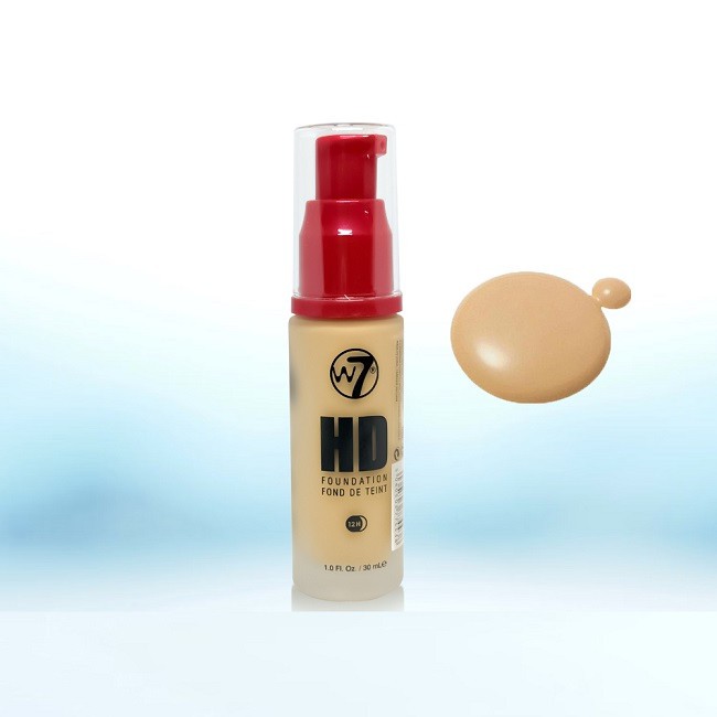 W7 HD Foundation Creme Brule 30ml