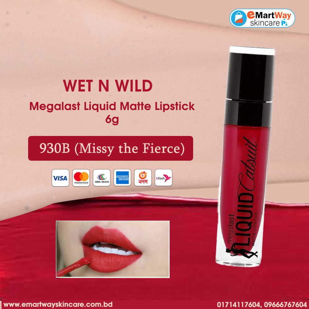 Wet n Wild Megalast Liquid Matte Lipstick 930B (Missy The Fierce)