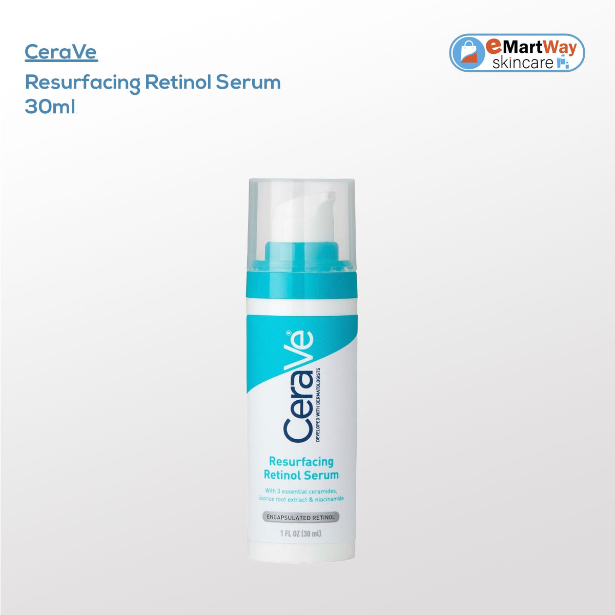 CeraVe Resurfacing Retinol Serum 30ml (USA Version)