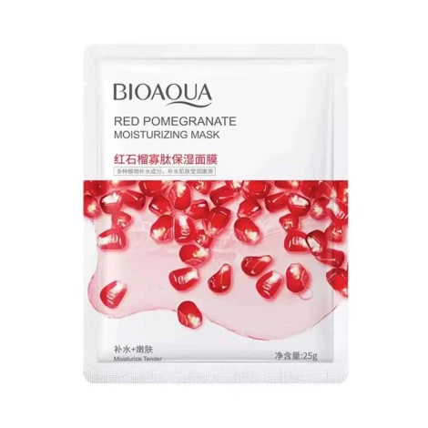 Bioaqua Red Pomegranate Moisturizing Sheet Mask 25g