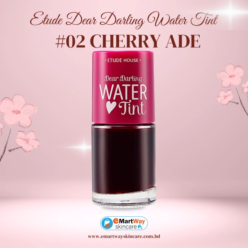 ETUDE DEAR DARLING WATER TINT #02 Cherry Ade