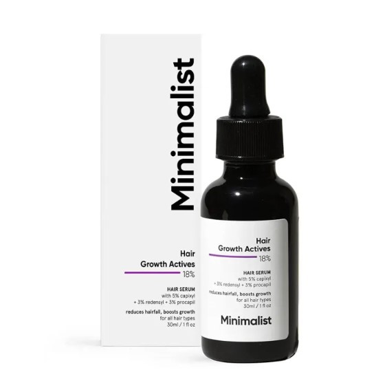 Minimalist Hair Growth Actives 18% hair Serum - 30ml