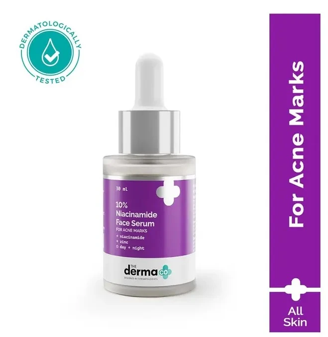 The Derma Co 10% Niacinamide Face Serum for Acne Marks (30ml)