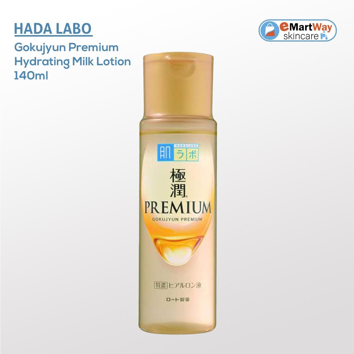 Hada Labo Gokujyun Premium Hydrating Milk Lotion 140ml
