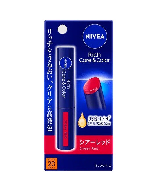 Nivea Rich Care & Color Lip Sheer Red 2.0g