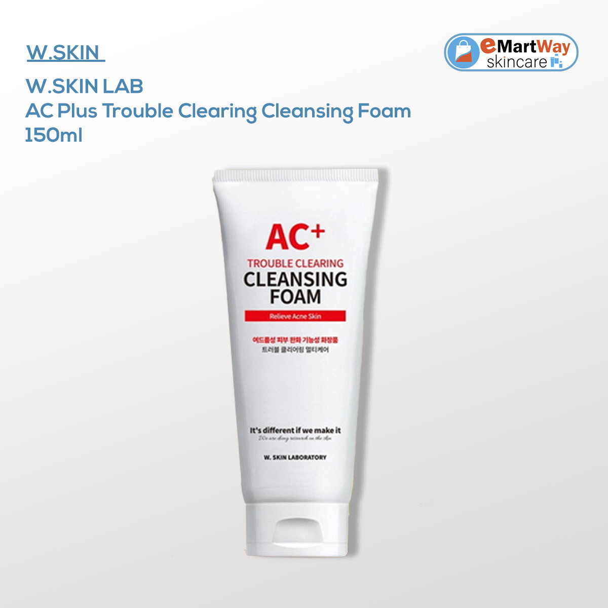 WSKIN LAB AC Plus Trouble Clearing Cleansing Foam 150ml
