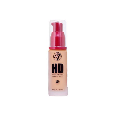 W7 HD Foundation Honey 30ml