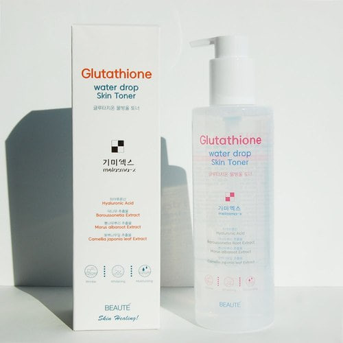 glutathione water drop skin toner BEAUTE Melasma-X 260ml GHK-Cu Topical vs Injection: A moisturizing toner helps Color:Black and Red Dual Chemical Free