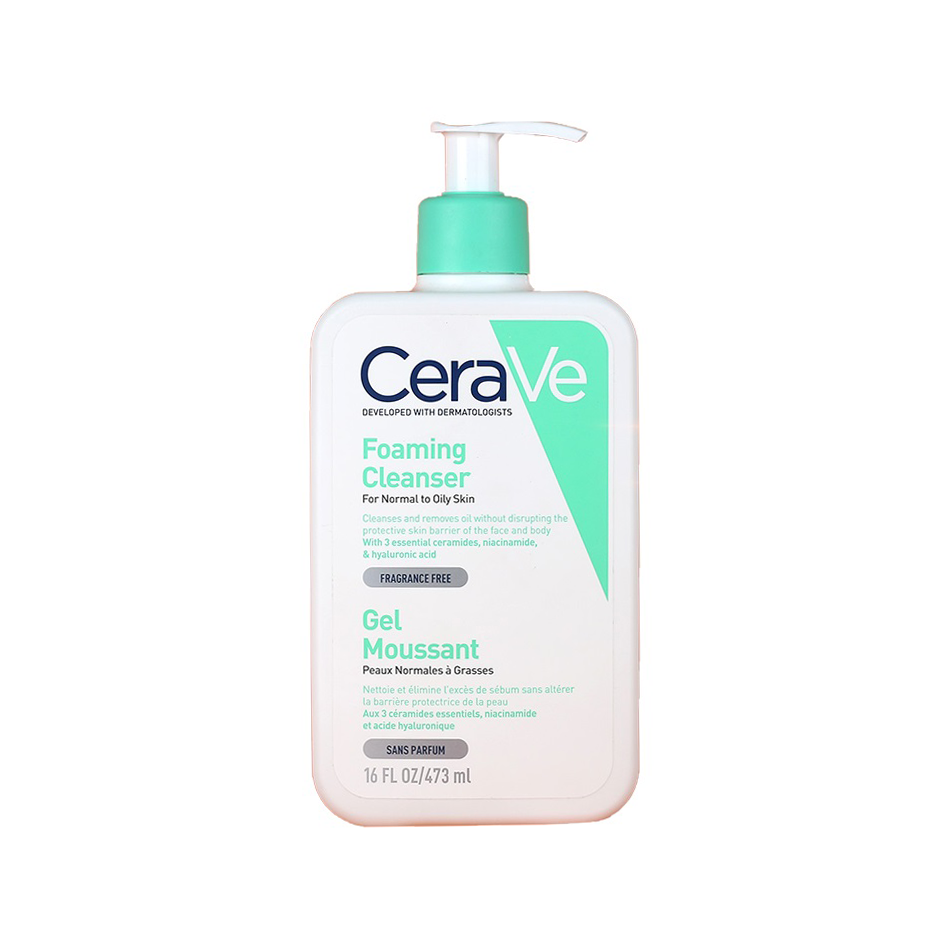 Cerave Foaming Cleanser for Normal to Oily Skin 473ml