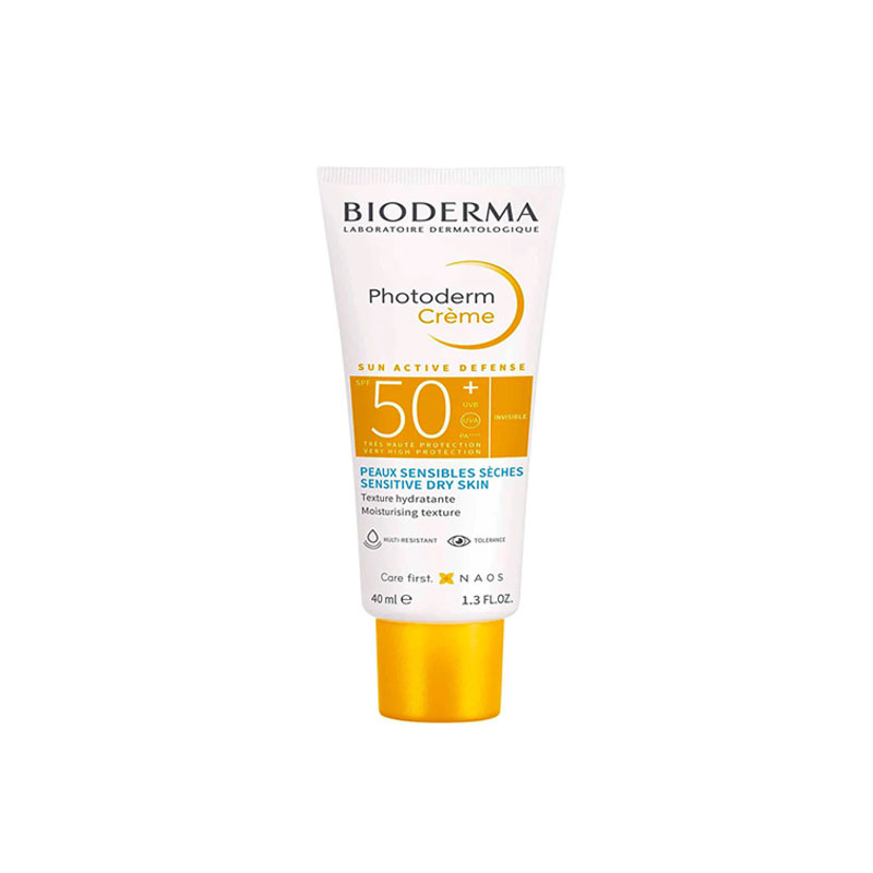 Bioderma Photoderm Creme SPF 50+ For Sensitive Dry Skin 40ml (Invisibile)