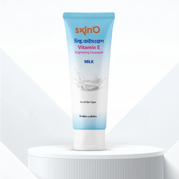 Skino Vitamin E Brightening Facewash (Milk) 110ml