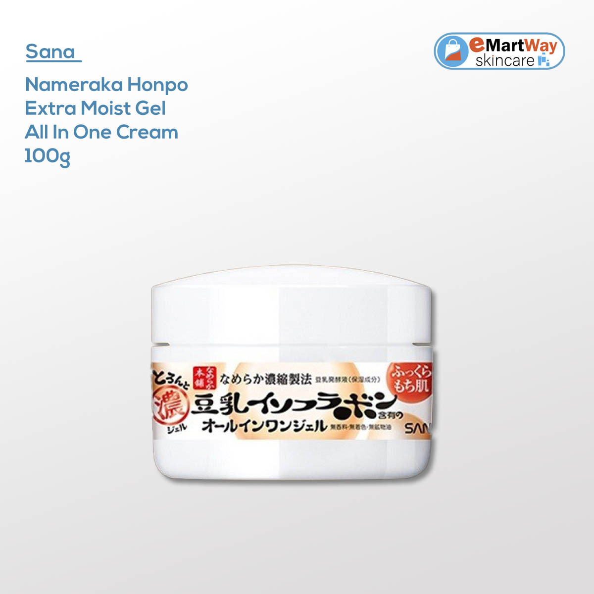 Sana Nameraka Honpo Extra Moist Gel All In One Cream 100g