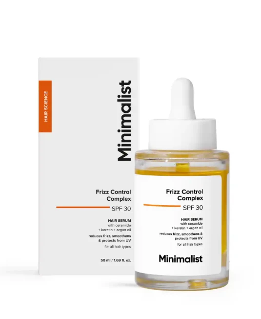 Minimalist Frizz Control Complex SPF 30 Hair Serum 50ml