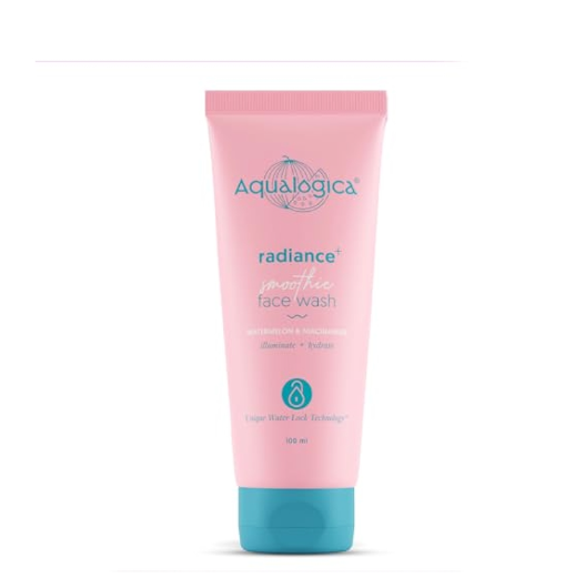 Aqualogica Radiance+ Smoothie Face Wash with Watermelon & Niacinamide for Clear & Oil-Free Skin 100ml